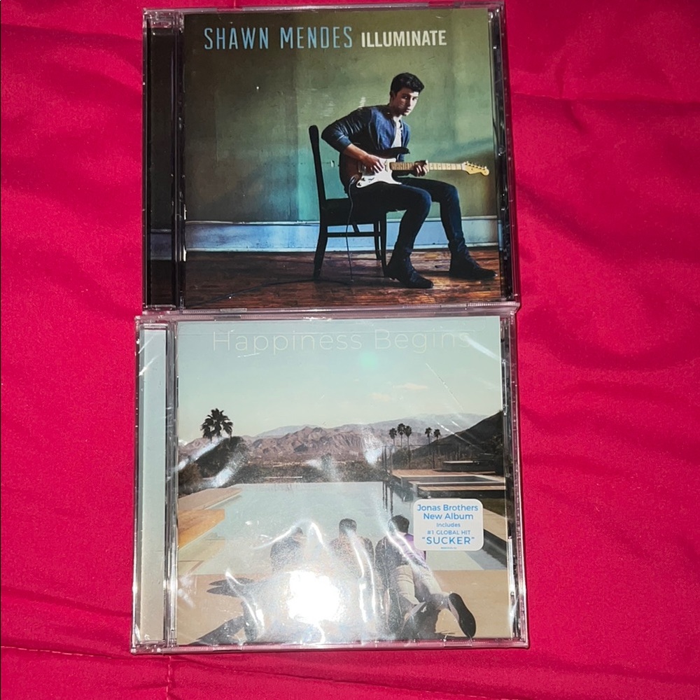 Shawn Mendes and Jonas Brothers CD Bundle